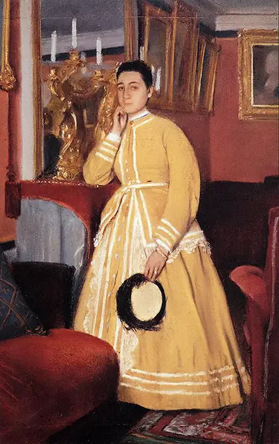 Portrait of Madame Edmondo Morbilli Edgar Degas